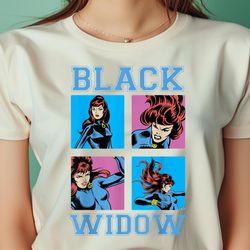 marvel comics retro classic black widow boxed up collegiate png, hulk png, she hulk digital png files