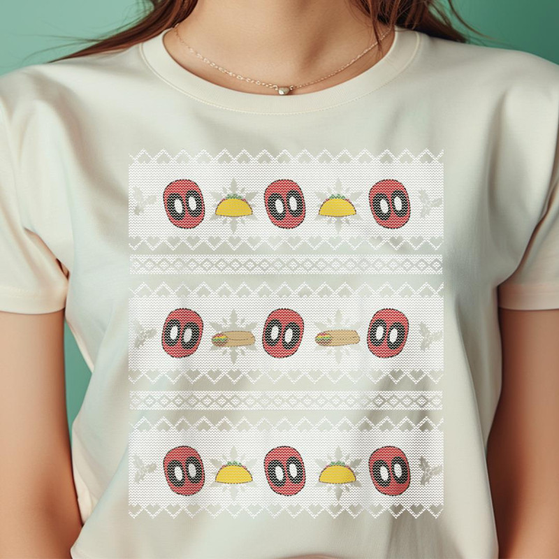 Marvel Deadpool Taco Burrito Ugly Christmas Sweater PNG, Hulk PNG, She Hulk Digital Png Files.jpg