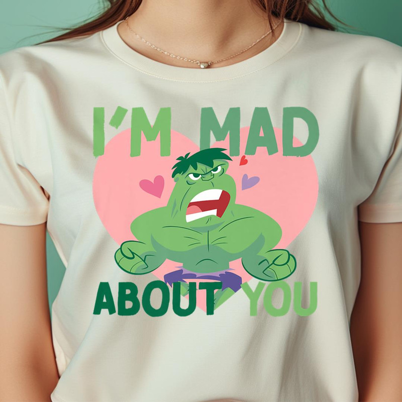 Marvel Hulk I'M Mad About You Valentine Card PNG, Hulk PNG, She Hulk Digital Png Files.jpg
