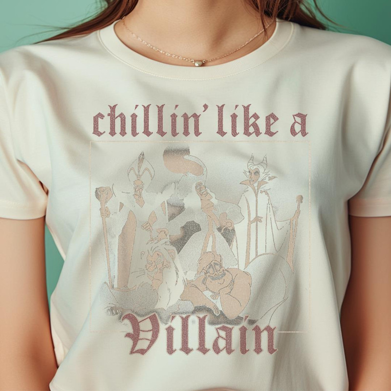 Disney Villains Chillin Like A Villain Group Portrait PNG, villains PNG, Maleficent Digital Png Files.jpg