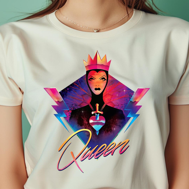 Disney Villains Evil Queen Neon 90S Rock Band PNG, villains PNG, Maleficent Digital Png Files.jpg