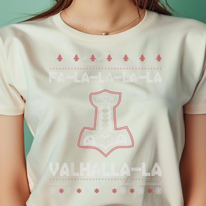 Fa-La-La-La Valhalla Ugly Christmas Viking Thor Hammer Shirt PNG, Thor PNG, Avengers Digital Png Files.jpg
