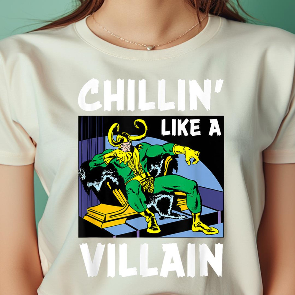 Marvel Loki Chillin Like A Villain PNG, Thor PNG, Avengers Digital Png Files.jpg