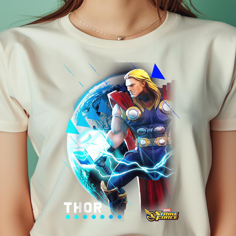 Marvel Strike Force Mighty Thors Thunder Graphic PNG, Thor PNG, Avengers Digital Png Files.jpg