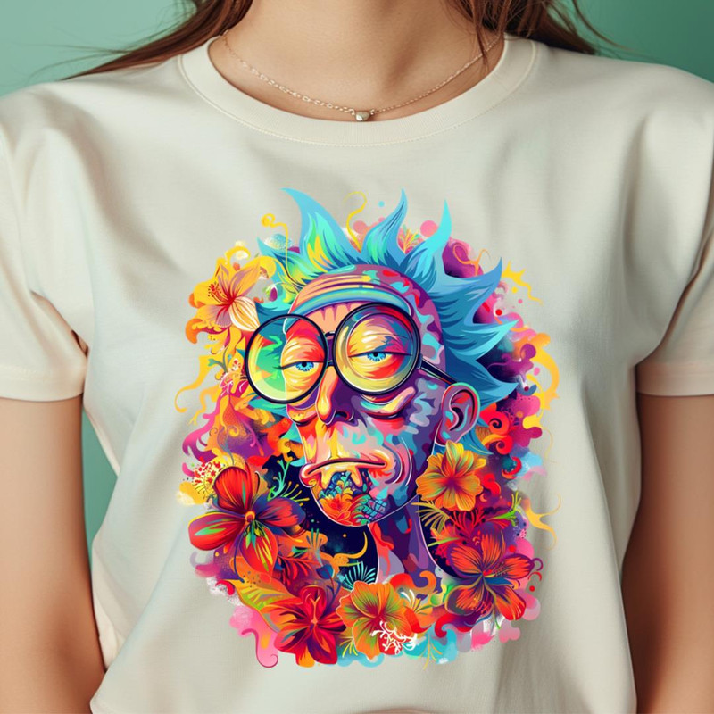 Rick And Morty Psychedelic Humor Trip Begins PNG, Rick And Morty PNG, Pickle Rick Digital Png Files.jpg