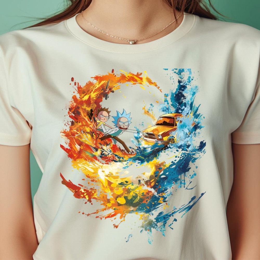 Rick And Morty Time-Travel Comedy Saga PNG, Rick And Morty PNG, Pickle Rick Digital Png Files.jpg