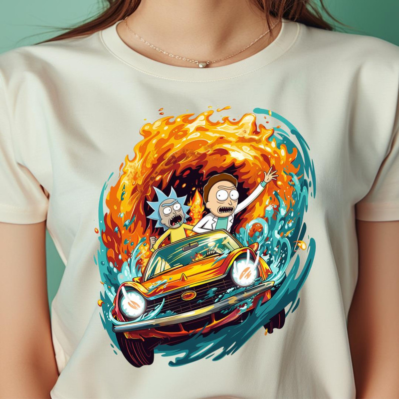 Rick And Morty Trippy Sci-Fi Antics PNG, Rick And Morty PNG, Pickle Rick Digital Png Files.jpg