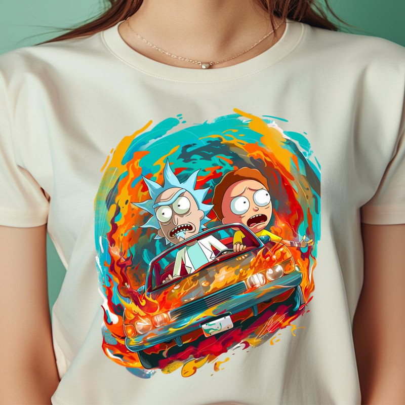 Rick And Morty Wacky Multiverse Antics PNG, Rick And Morty PNG, Pickle Rick Digital Png Files.jpg