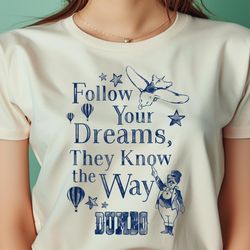 disney dumbo follow your dreams they know they way png, winnie the pooh png, pooh bear digital png files