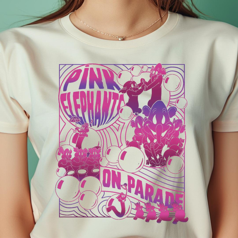 Disney Dumbo Pink Elephants On Parade PNG, Winnie the Pooh PNG, Pooh Bear Digital Png Files.jpg