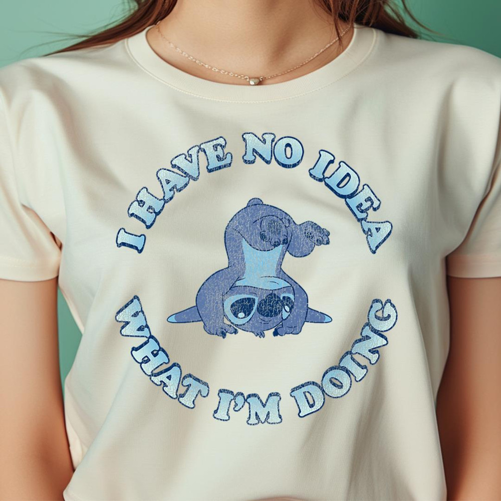 Disney Lilo Stitch I Have No Idea What I'M Doing PNG, Winnie the Pooh PNG, Pooh Bear Digital Png Files.jpg