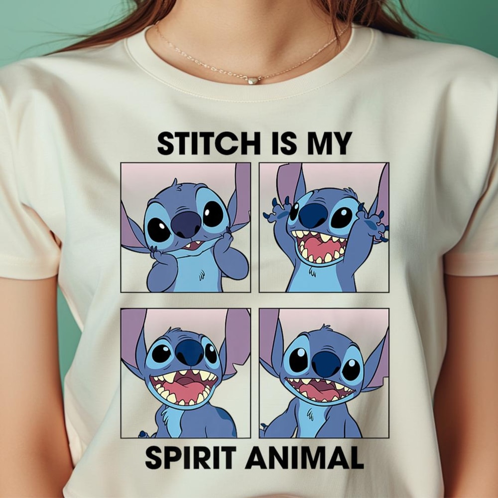 Disney Lilo Stitch My Spirit Animal Panels PNG, Winnie the Pooh PNG, Pooh Bear Digital Png Files.jpg