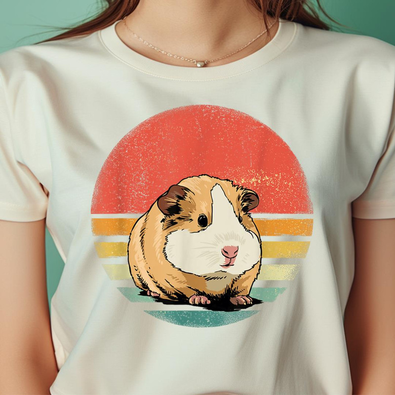 Guinea Pig Shirt Retro Style Animal Rodent Guinea Pig Lover PNG, Peppa Pig PNG, Piggy Digital Png Files.jpg