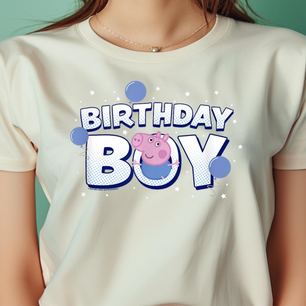 Peppa Pig George Birthday Boy Holiday Balloon Logo PNG, Peppa Pig PNG, Piggy Digital Png Files.jpg