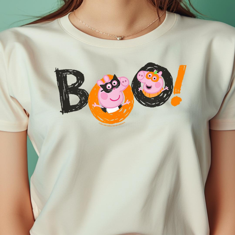 Peppa Pig Halloween Boo! PNG, Peppa Pig PNG, Piggy Digital Png Files.jpg