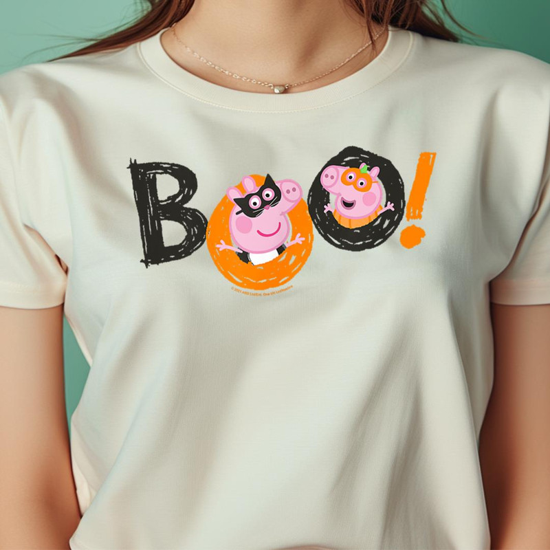 Peppa Pig Halloween Boo! PNG, Peppa Pig PNG, Piggy Digital Png Files.jpg