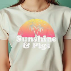 pig gift sunshine and pigs png, peppa pig png, piggy digital png files
