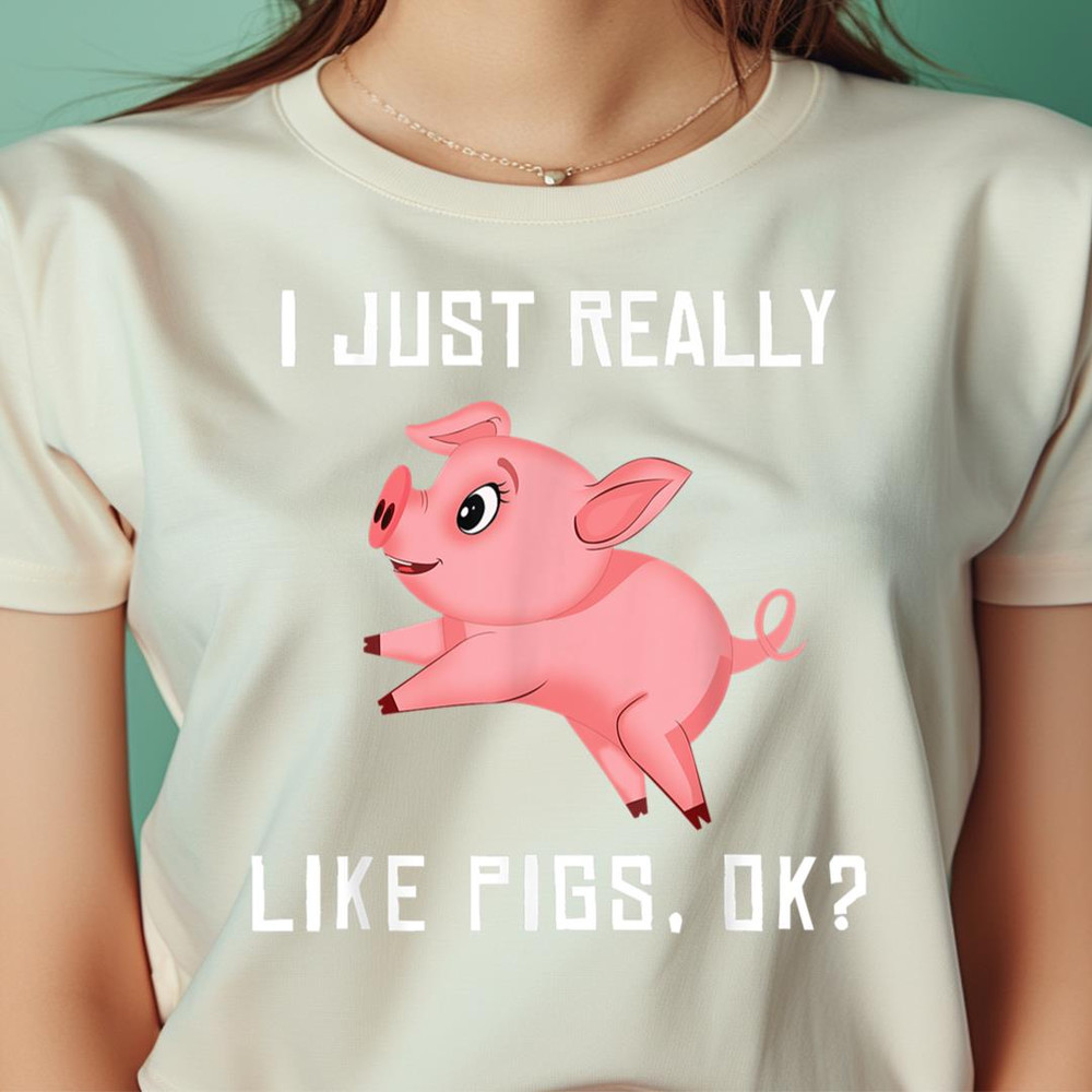 Pig Lover Cute I Just Really Like Pigs Ok PNG, Peppa Pig PNG, Piggy Digital Png Files.jpg