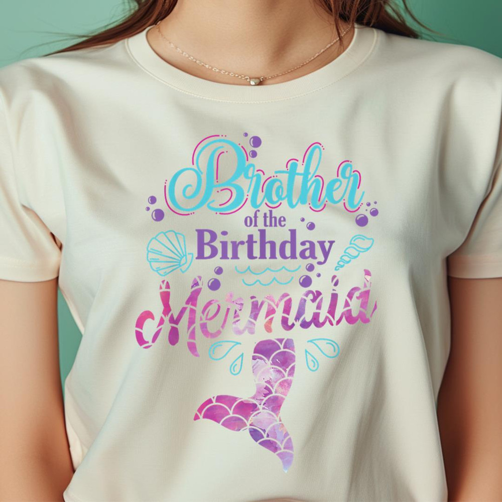 Brother  The Birthday Mermaid Birthday PNG, The Little Mermaid PNG, Fantasy Digital Png Files.jpg