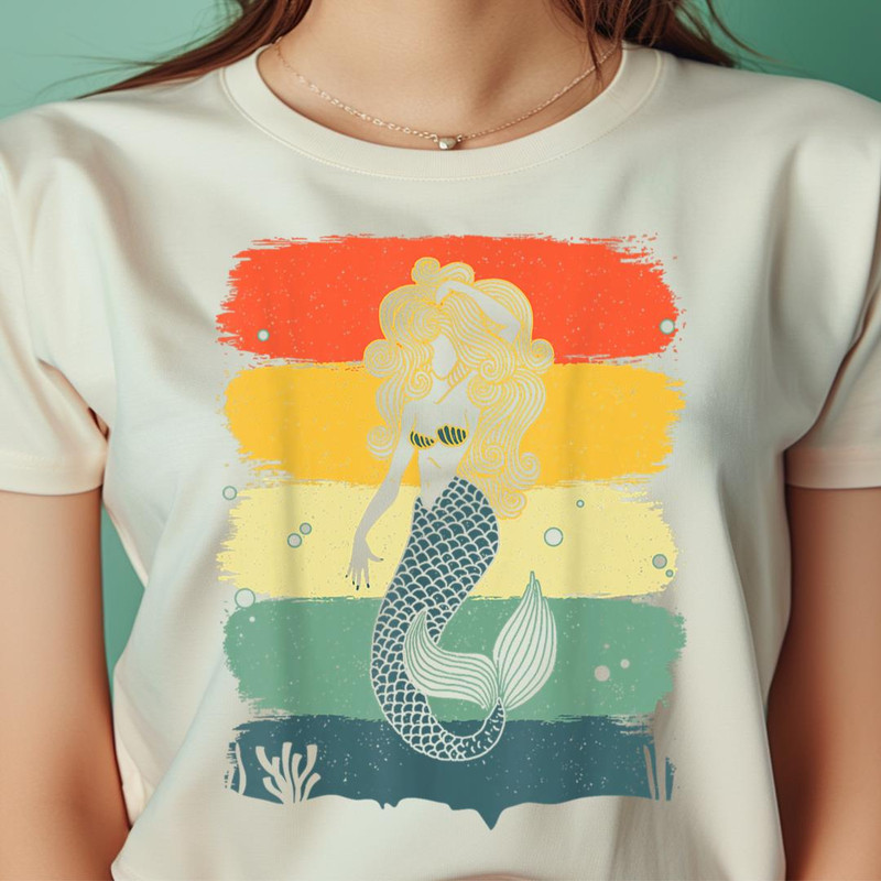Cool Mermaid For Girls Kids Women Under Sea Mermaids Merman PNG, The Little Mermaid PNG, Fantasy Digital Png Files.jpg