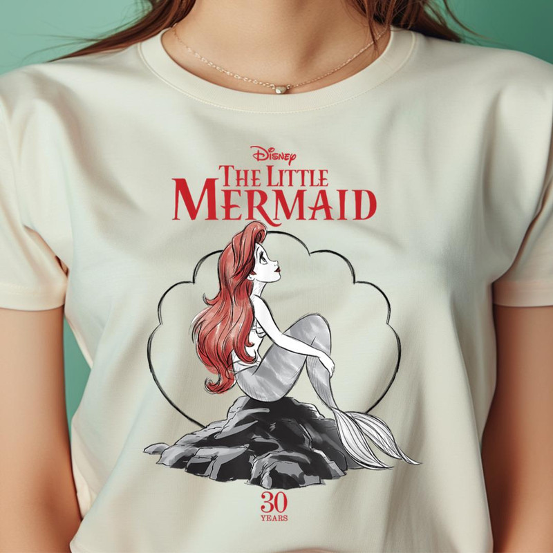 Disney Little Mermaid 30Th Anniversary Ariel Graphic PNG, The Little Mermaid PNG, Fantasy Digital Png Files.jpg