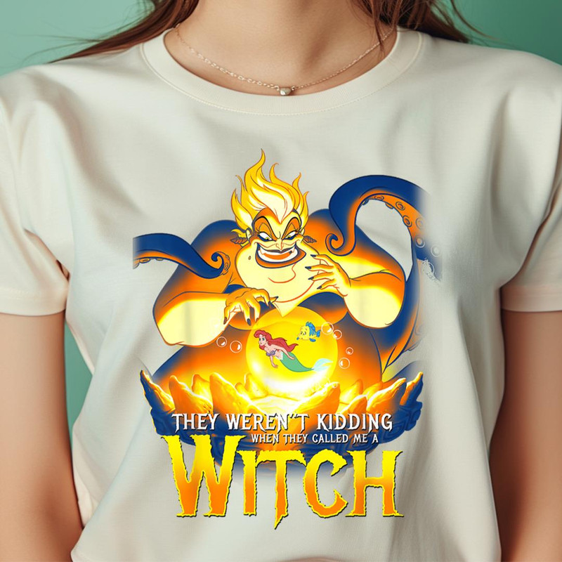 Disney Little Mermaid Ursula Evil Witch Portrait PNG, The Little Mermaid PNG, Fantasy Digital Png Files.jpg