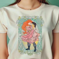 disney the little mermaid ariel & eric stained glass after png, the little mermaid png, fantasy digital png files