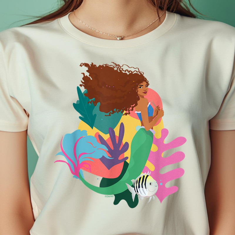 Disney The Little Mermaid Ariel And Flounder Find PNG, The Little Mermaid PNG, Fantasy Digital Png Files.jpg