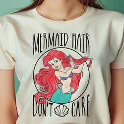 disney the little mermaid ariel mermaid hair don't care png, the little mermaid png, fantasy digital png files