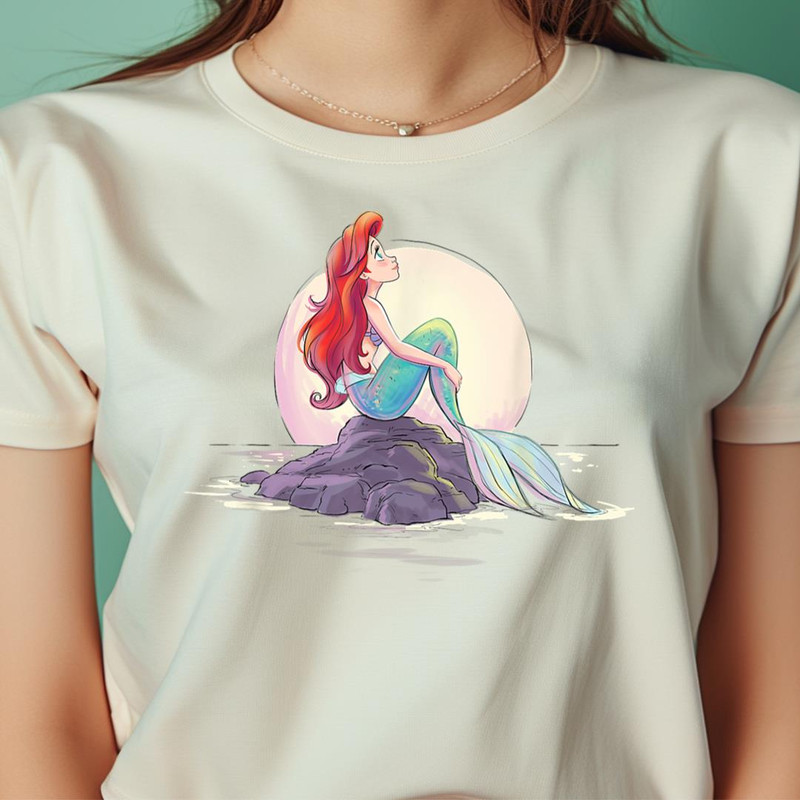 Disney The Little Mermaid Ariel Shore Dream PNG, The Little Mermaid PNG, Fantasy Digital Png Files.jpg