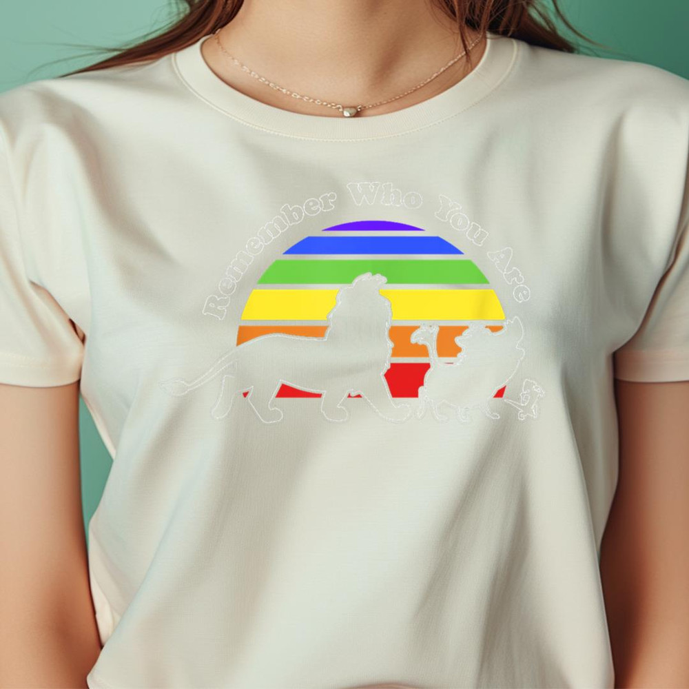 Disney The Lion King Rainbow Remember Who You Are PNG, The Lion King PNG, Lion Face Digital Png Files.jpg