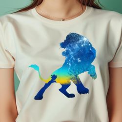 disney the lion king simba midnight sky silhouette portrait png, the lion king png, lion face digital png files