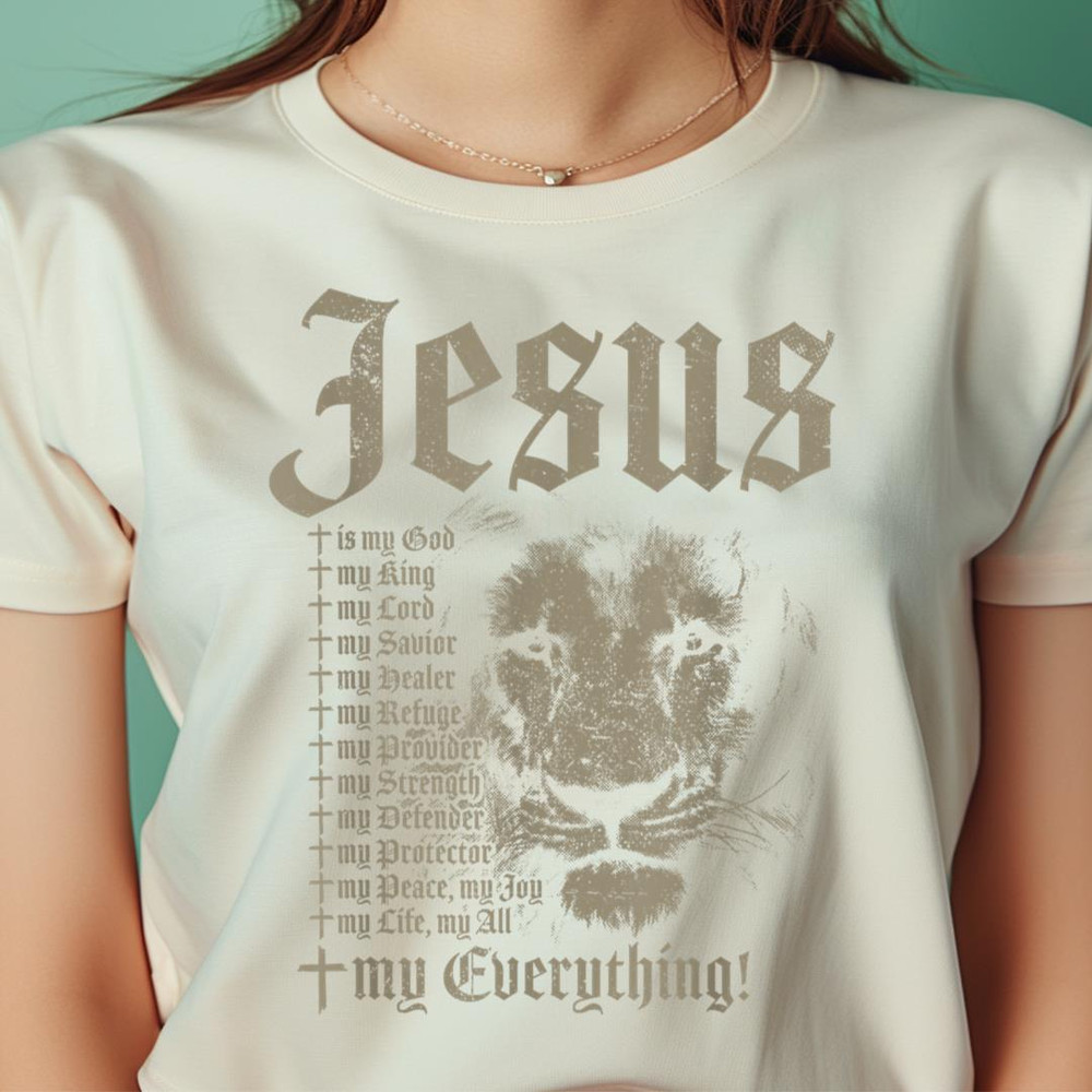 My God King Lord Savior Protector Lion PNG, The Lion King PNG, Lion Face Digital Png Files.jpg