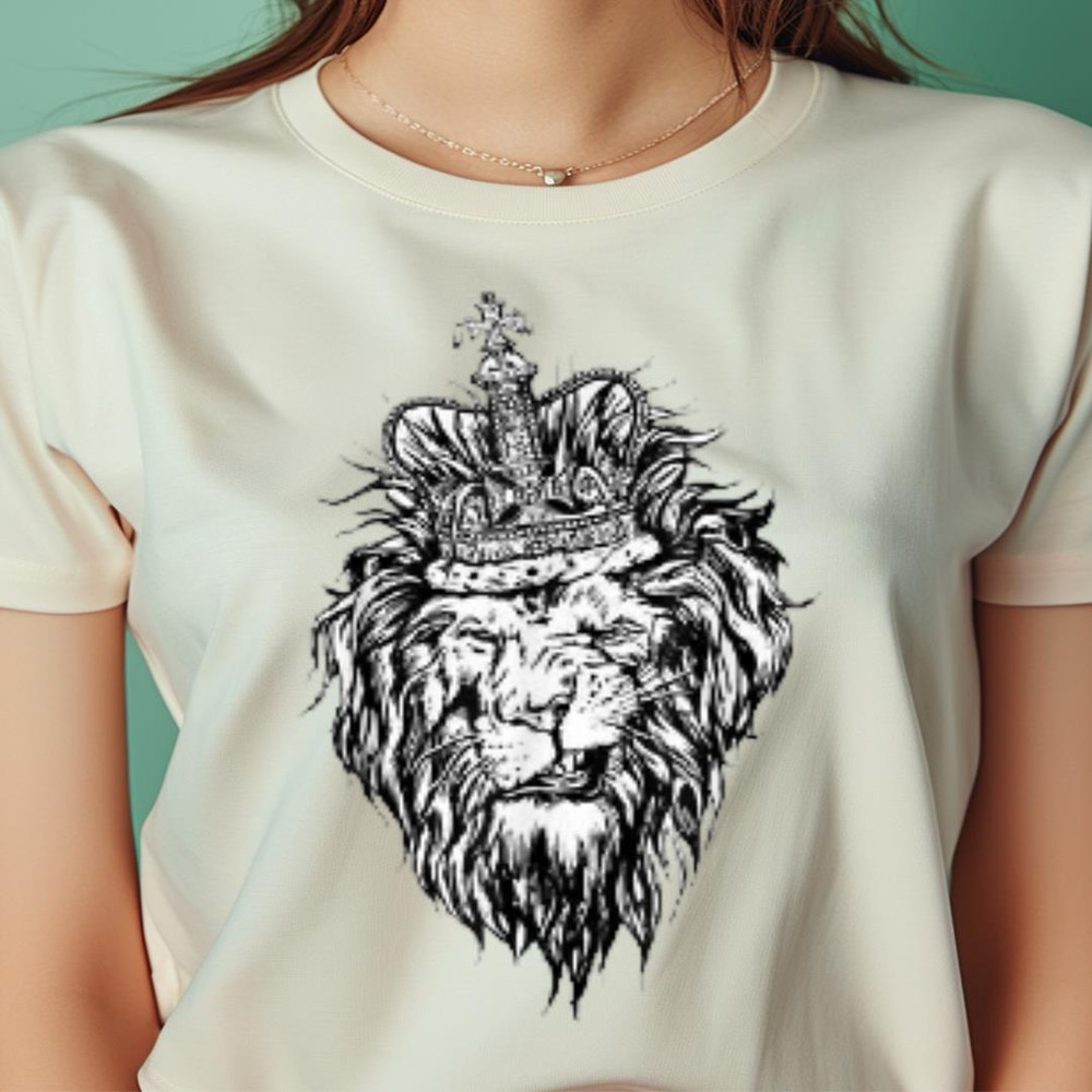 Stylish 3D Printed Lion Skull Lion Head Crown PNG, The Lion King PNG, Lion Face Digital Png Files.jpg