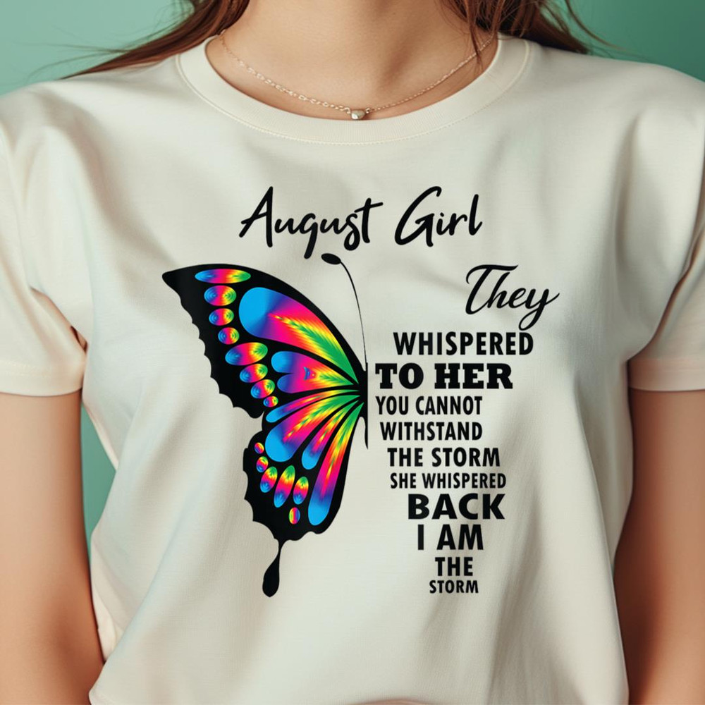 August Girl Birthday For Girls Born In August Butterfly Teen PNG, The Powerpuff Girls PNG, Girl Power Digital Png Files.jpg