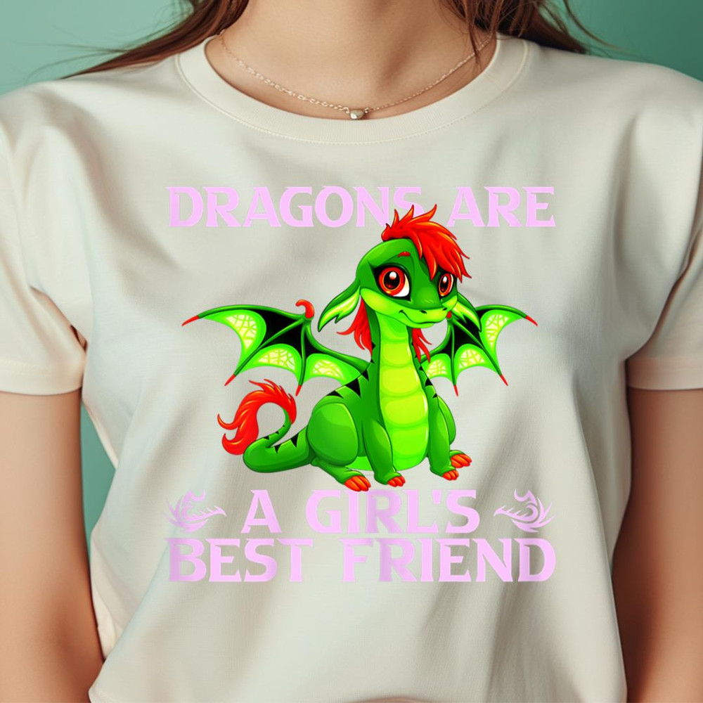 Dragons Are Girl'S Best Buddy Dragon Princess, Girl PNG, The Powerpuff Girls PNG, Girl Power Digital Png Files.jpg