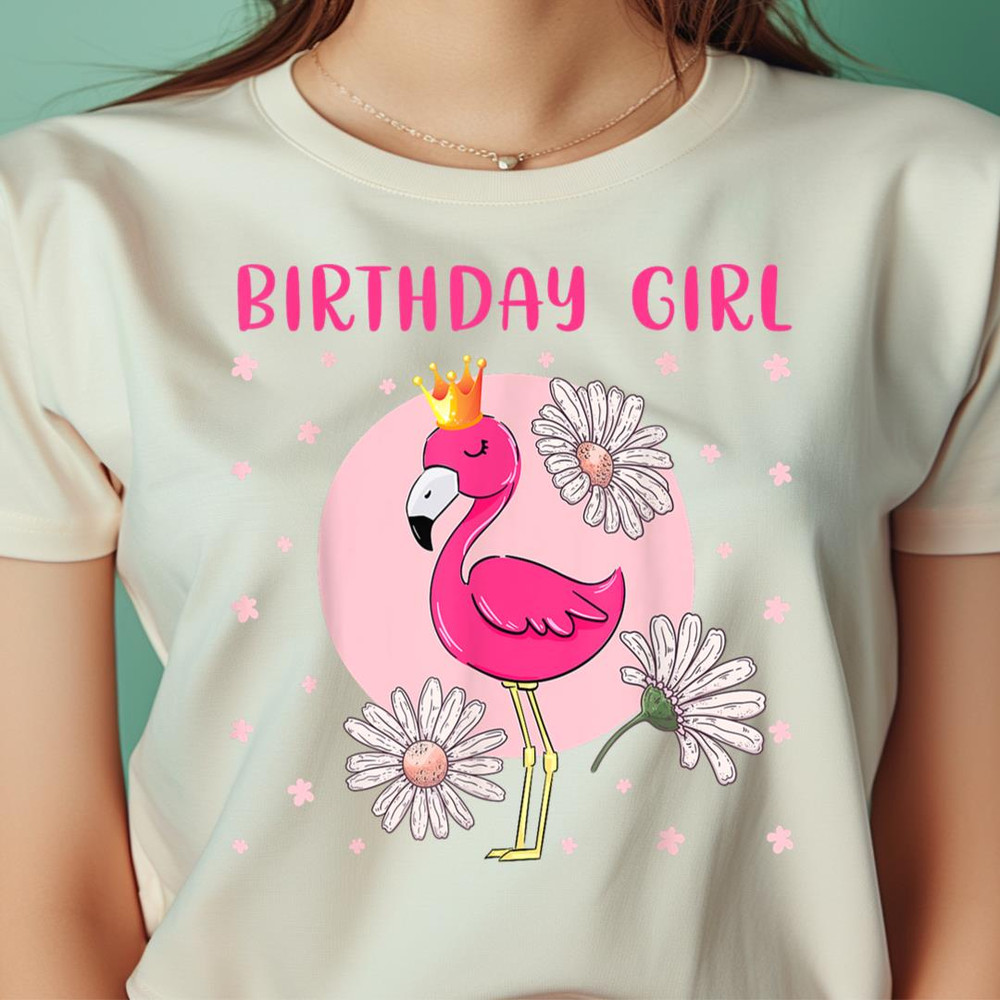 Floral Flamingo Birthday Girl - Flamingo Lover Birthday Girl PNG, The Powerpuff Girls PNG, Girl Power Digital Png Files.jpg