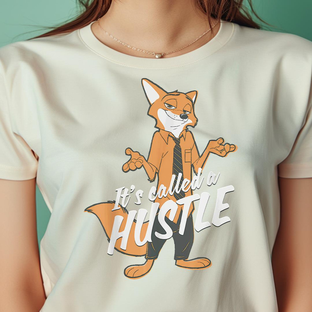 Disney Zootopia Nick Wilde It'S Called Hustle PNG, Zootopia PNG, Disney Zootopia Animal Digital Png Files.jpg