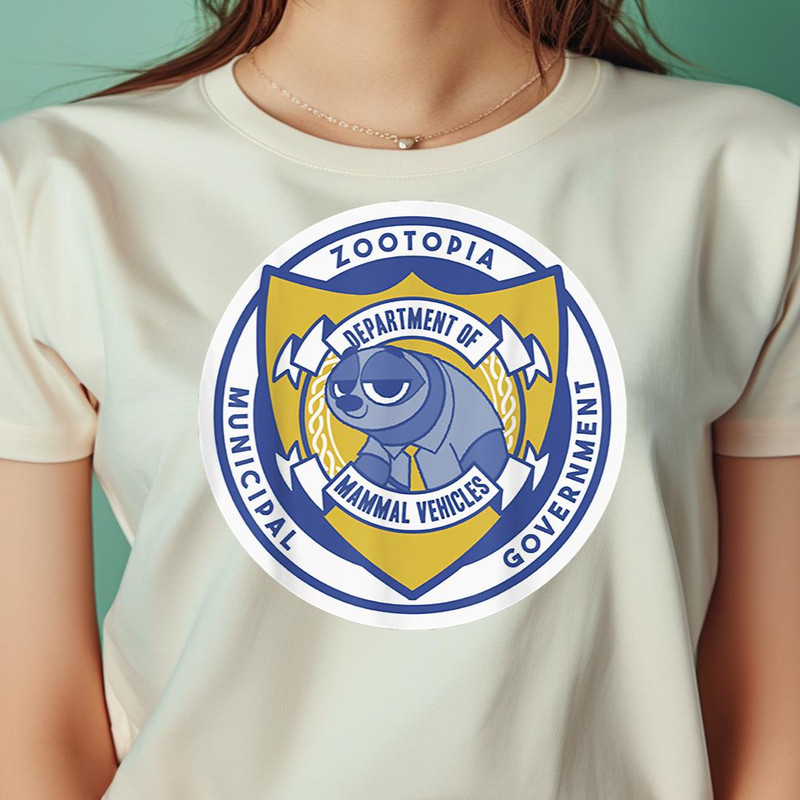 Disney Zootopia Sloth Dmv Badge Graphic PNG, Zootopia PNG, Disney Zootopia Animal Digital Png Files.jpg