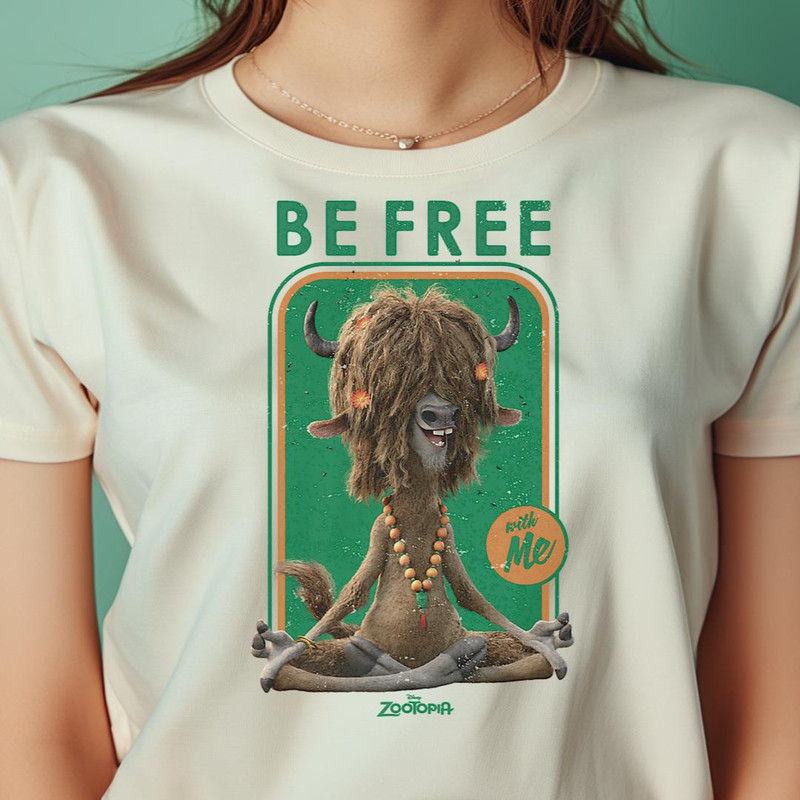 Disney Zootopia Yax The Yak Be Free With Me Premium PNG, Zootopia PNG, Disney Zootopia Animal Digital Png Files.jpg