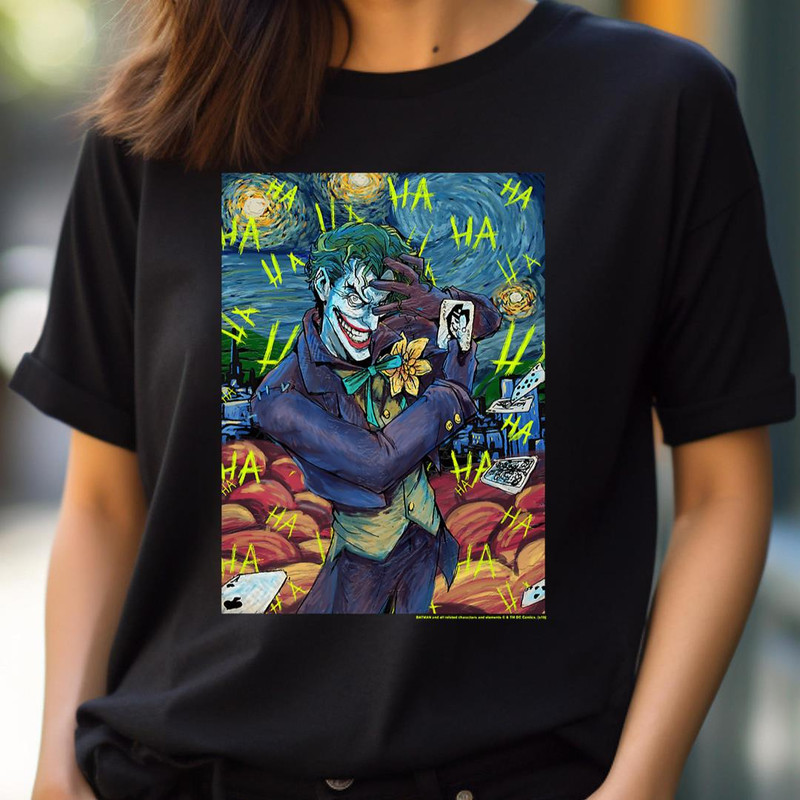 Dc Comics The Joker Starry Night Style Portrait Premium PNG, Joker PNG, The Duck Digital Png Files.jpg