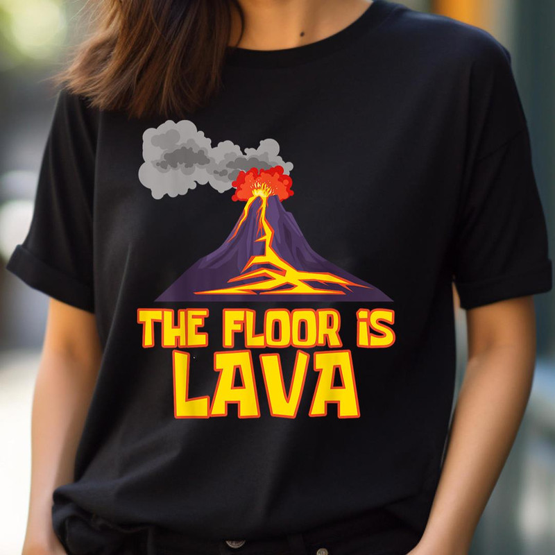 Funny Cute The Floor Is Lava Volcano Gift Science Teacher PNG, Joker PNG, The Duck Digital Png Files.jpg