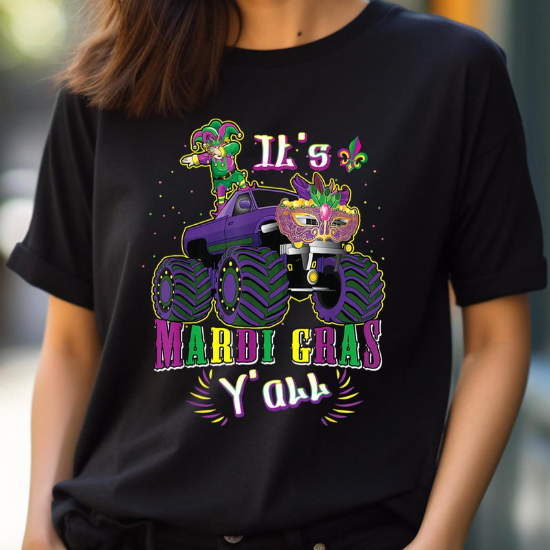 It'S Mardi Gras Shirts For Boys Dabbing Joker Monster Truck PNG, Joker PNG, The Duck Digital Png Files.jpg