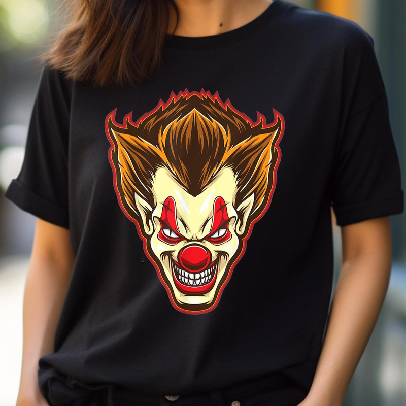 Mad Evil Clown Psycho Scary Joker Vintage PNG, Joker PNG, The Duck Digital Png Files.jpg
