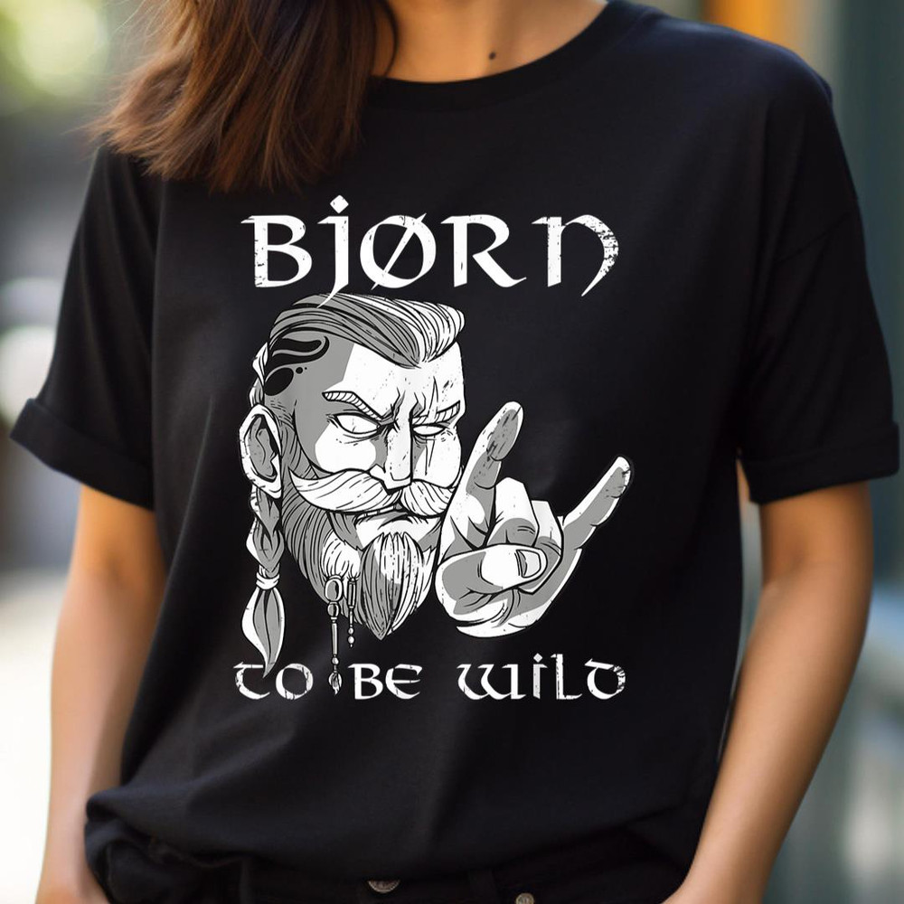 Mens Bjorn To Be Wild Viking PNG, Joker PNG, The Duck Digital Png Files.jpg