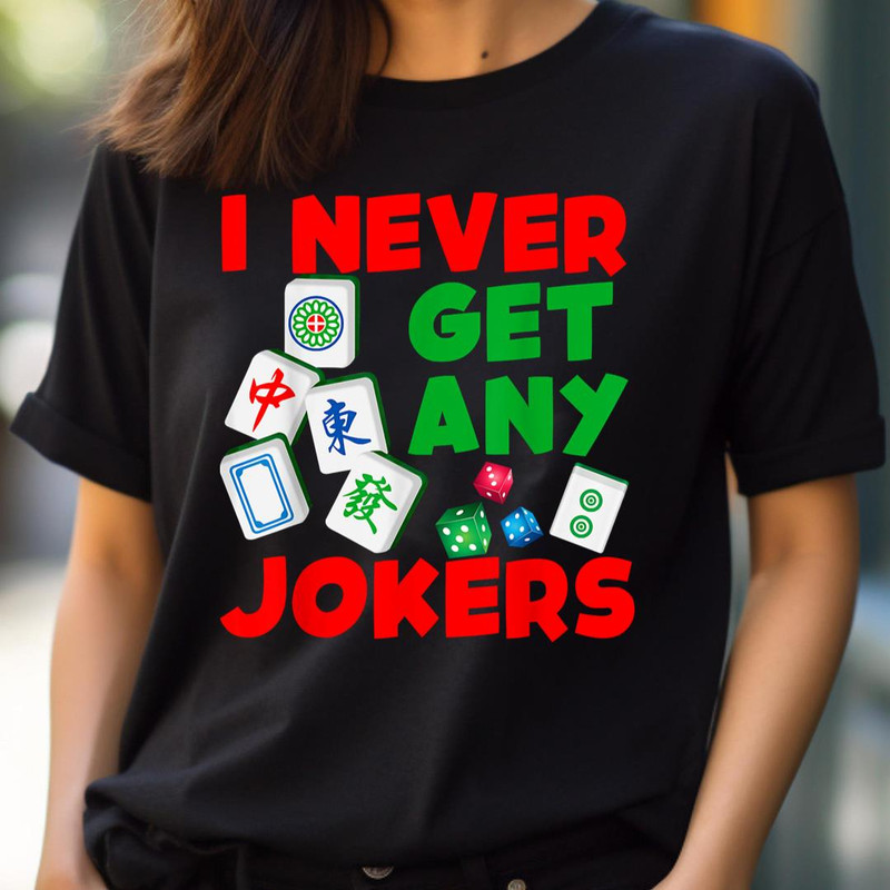 Never Get Any Jokers Mahjong Board Game Player Chinese Women PNG, Joker PNG, The Duck Digital Png Files.jpg