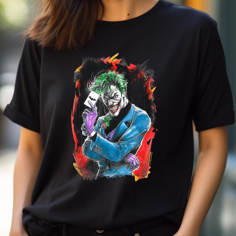 Wb100 Dc Comics Joker Prince Of Crime Flaming Card PNG, Joker PNG, The Duck Digital Png Files.jpg