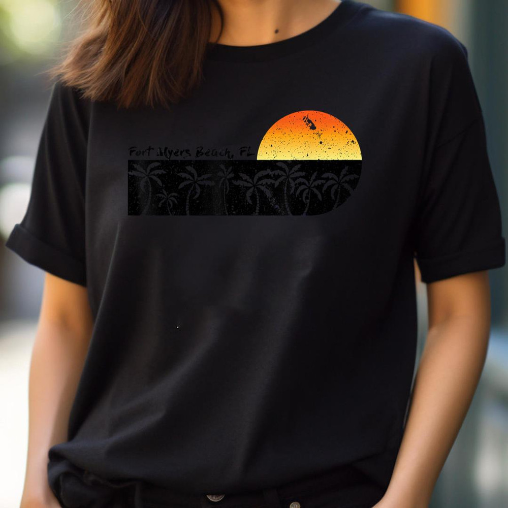 Retro Fort Myers Beach Florida Beach Sunset PNG, Michael Myers PNG, Friday The 13 Th Digital Png Files.jpg