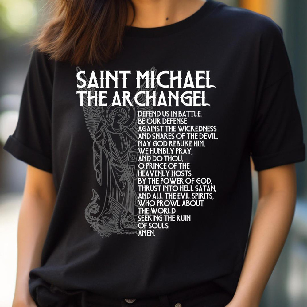 Saint Michael The Archangel Prayer Catholic Traditional PNG, Michael Myers PNG, Friday The 13 Th Digital Png Files.jpg