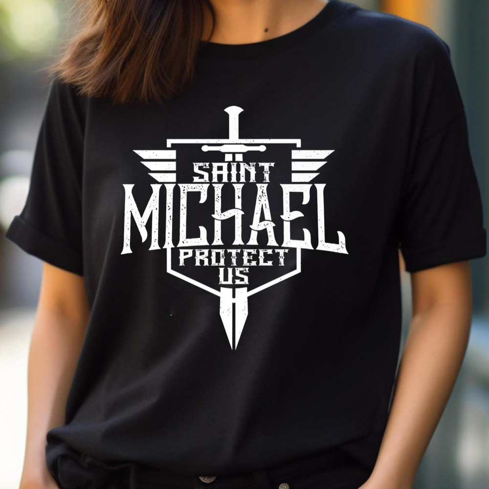 Saint Michael The Archangel Protect Us Catholic Men Premium PNG, Michael Myers PNG, Friday The 13 Th Digital Png Files.jpg